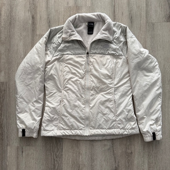 The North Face Women’s Off White midweight  Jacket Size Medium - Picture 1 of 12